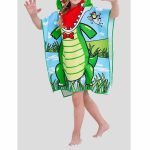 Παιδική Πετσέτα Πόντσο 60x120cm (Κροκόδειλος)