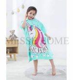 Παιδική Πετσέτα Πόντσο 60x120cm (Μονόκερος)