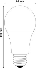 Avide LED Κοινή 15W E27  Θερμό 3000K Value - Image 3