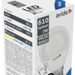 Avide LED Σφαιρική 7W E14  Ψυχρό 6400K Value