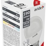 Avide LED Σφαιρική 7W E14  Θερμό 3000K Value