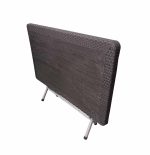 Πτυσσόμενο Τραπέζι Rattan 120x70cm (Καφέ) - Image 2