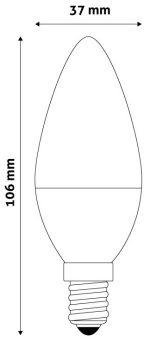 Avide LED Smart Κερί 5.5W RGB+W WIFI APP Control - Image 3