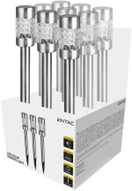 Entac Ηλιακό Κήπου 57cm Ανοξείδωτο ατσάλι με Μωσαϊκό (9τμχ) - Image 2