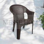 Πολυθρόνα Κήπου Hobi Rattan Καφέ (61×45×85cm)