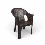 Πολυθρόνα Κήπου Hobi Rattan Καφέ (61×45×85cm) - Image 2