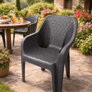 Πολυθρόνα Babel Rattan Καφέ (52×42×79cm)