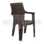 Πολυθρόνα Κήπου King Rattan 52×47×89cm (Καφέ)