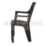 Πολυθρόνα Κήπου King Rattan 52×47×89cm (Καφέ) - Image 2