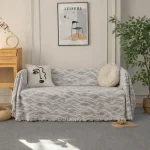 Σετ 3 Ριχτάρια Καναπέ 100% Βαμβάκι BL-3 (Μόκα)