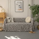 Σετ 3 Ριχτάρια Καναπέ 100% Βαμβάκι ELS-1 (Καφέ)