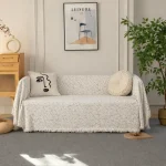 Σετ 3 Ριχτάρια Καναπέ 100% Βαμβάκι ELS-2 (Μπεζ)