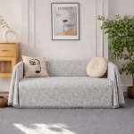 Σετ 3 Ριχτάρια Καναπέ 100% Βαμβάκι MGH-2 (Γκρι)