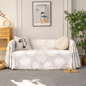 Σετ 3 Σετ Ριχτάρια Καναπέ Βαμβακερά PGY-4 (Καπουτσίνο)