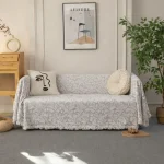 Σετ 3 Ριχτάρια Καναπέ 100% Βαμβάκι SY-3 (Γκρεζ)