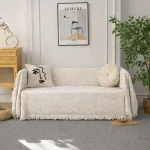 Σετ 3 Ριχτάρια Καναπέ 100% Βαμβάκι SY-4 (Μπεζ)