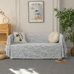 Σετ 3 Ριχτάρια Καναπέ 100% Βαμβάκι TW-1 (Γκρι)