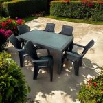 Σετ Τραπεζαρίας King Rattan 7 Τεμαχίων (Καφέ)