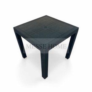 Τραπέζι Κήπου Elit Rattan 80x80cm (Ανθρακί)