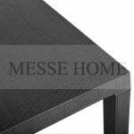 Τραπέζι Κήπου Elit Rattan 80x80cm (Ανθρακί) - Image 2