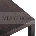 Τραπέζι Κήπου Elit Rattan 80x80cm (Καφέ) - Image 2