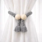 Δέστρα Κουρτίνας Μαγνητική YXMQ-1 (Γκρι Σκούρο)