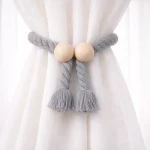 Δέστρα Κουρτίνας Μαγνητική YXMQ-4 (Γκρι)