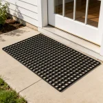 Λαστιχένιο Πατάκι Εισόδου 60x90cm HT-1 (Μαύρο)