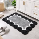 Πατάκι Μπάνιου 50x80cm CQB-2 Microfiber (Μαύρο)