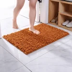 Πατάκι Μπάνιου Chenille 40x60cm XNECM-10 (Κανελί)