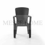 Πολυθρόνα Κήπου Rattan Side 59x61x89cm (Ανθρακί) - Image 2