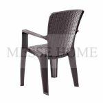 Πολυθρόνα Κήπου Rattan Side 59x61x89cm (Καφέ) - Image 3
