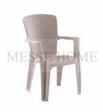 Πολυθρόνα Κήπου Rattan Side 59x61x89cm (Καπουτσίνο)