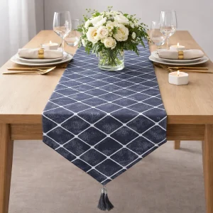 Τραβέρσα Τραπεζιού 30x200cm SGZQ-1 (Μπλε)