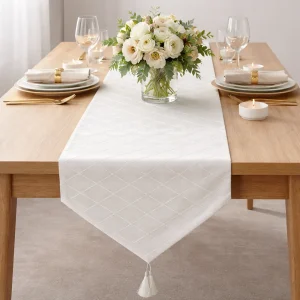 Τραβέρσα Τραπεζιού 30x200cm SGZQ-2 (Λευκό)