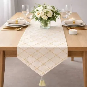 Τραβέρσα Τραπεζιού 30x200cm SGZQ-3 (Εκρού)