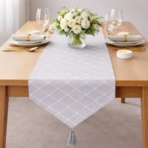 Τραβέρσα Τραπεζιού 30x200cm SGZQ-4 (Γκρι)